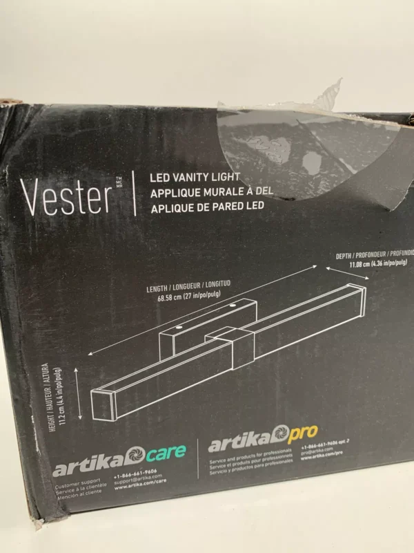 Artika Vester Vanity Light - Black - Image 2