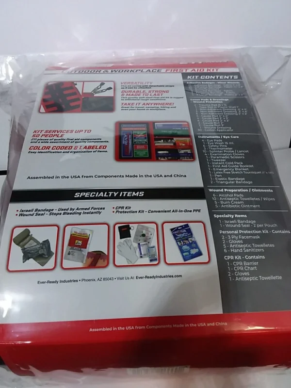 Ever Ready Outdoor & Workplace First Aid Kit 211 Pieces - Image 4