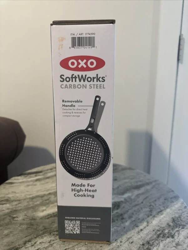 OXO SoftWorks Carbon Steel 12" BBQ Pan - Image 6