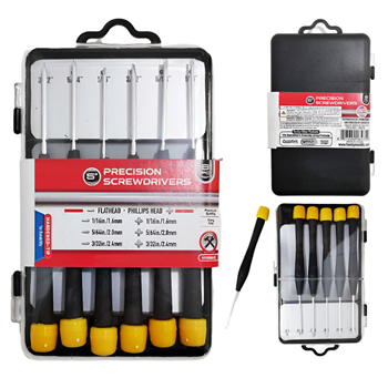 Family Maid 6 Pc Precision Screwdriver Set