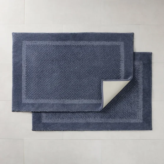 Purely Indulgent Bath Rugs, 2-pack - Flint Stone
