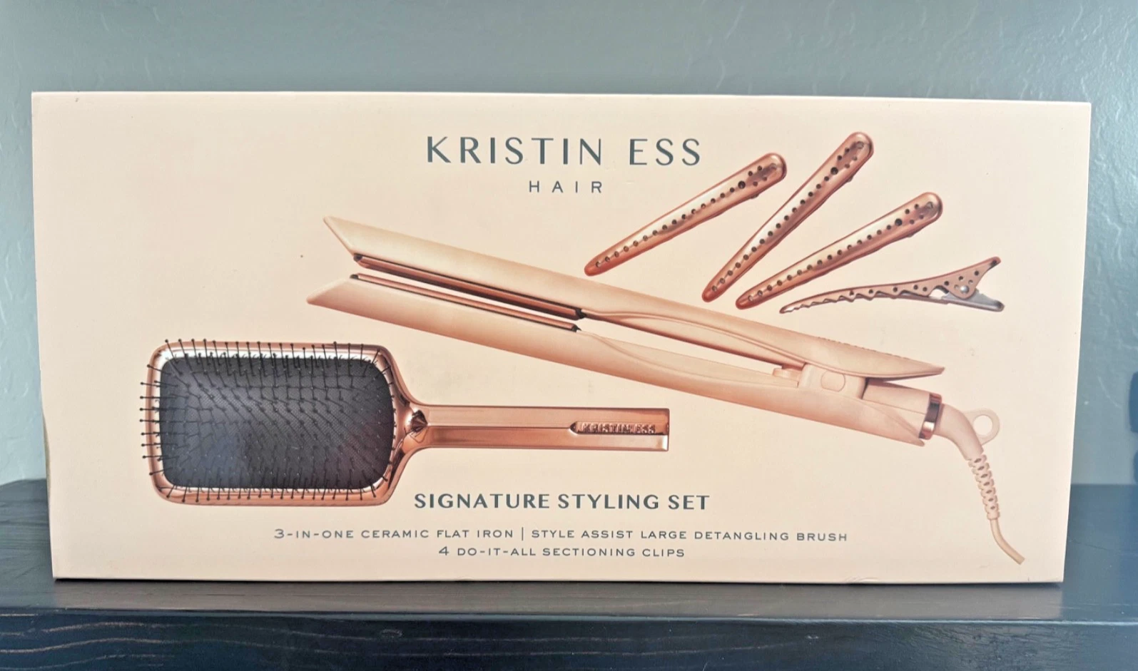 Kristin Ess Hair Signature Styling Set 3-in-1 Ceramic Flat Iron